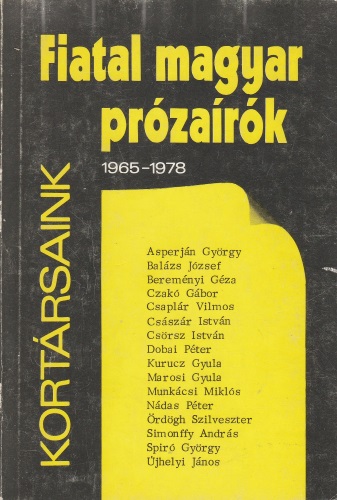 Fiatal magyar prózaírók
