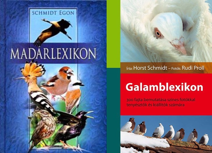 Madárlexikon + Galamblexikon 