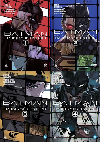 Batman: Az igazság ostora manga sorozat borítóképe