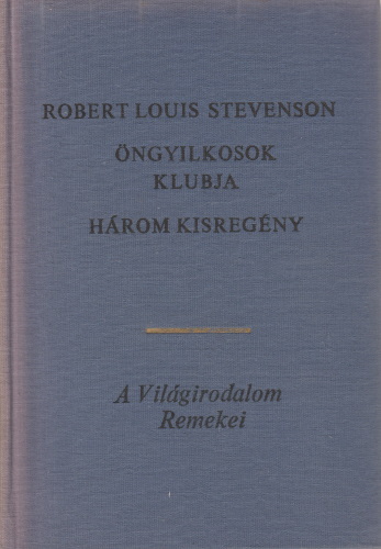 Robert Louis Stevenson: Öngyilkosok klubja