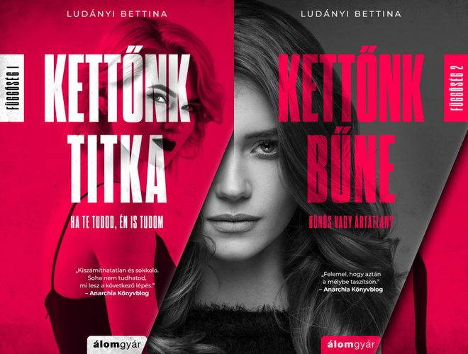Ludányi Bettina: Függőség című könyvsorozatának borítóképe