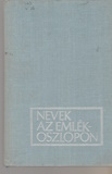 Nevek az emlékoszlopon