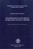 Újházi Lóránd István: Psychological suitability in relation to holy orders