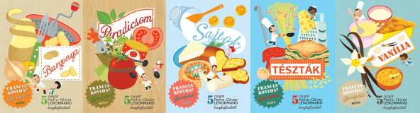 Francia konyha? Gyerekjáték! (5db-os gyermek szakácskönyv csomag #40)